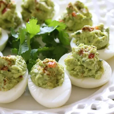 Guacamole Deviled Eggs