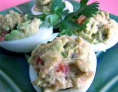 Guacamole Stuffed Deviled Eggs