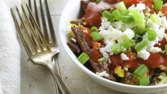 Guadalajara Style Chilaquiles