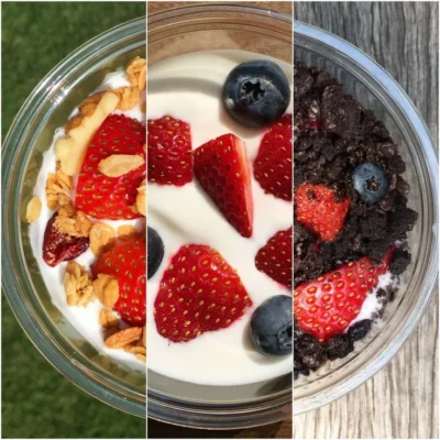 Guiltless Fruit &Amp; Cookie Parfait