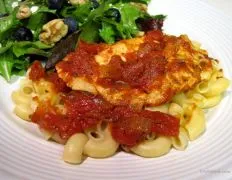 Habanero Grilled Chicken On A Bed Of Pasta