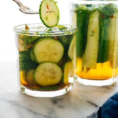 Half-Sour Pickles Quick