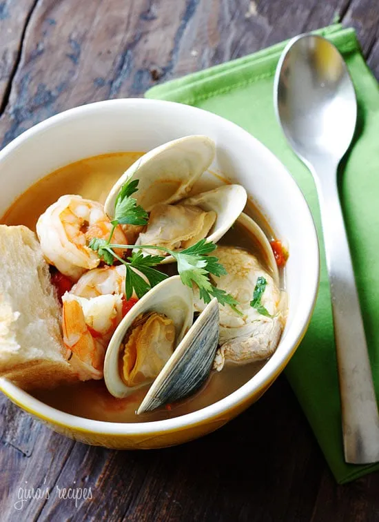 Halibut And Shellfish Soup