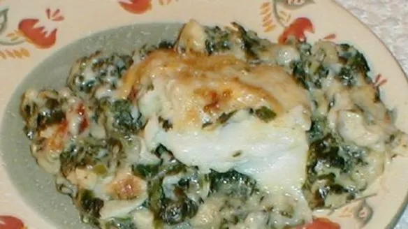 Halibut Florentine