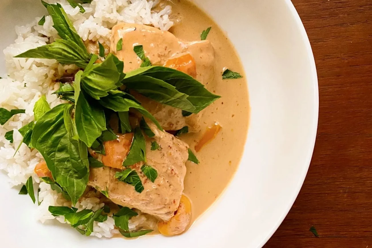 Halibut In Thai Curry Sauce