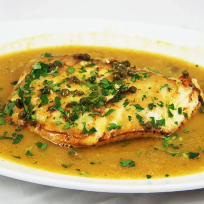 Halibut Piccata