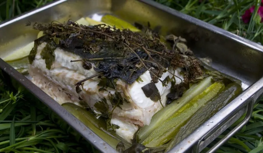 Halibut With Herbs