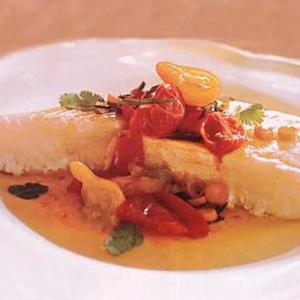 Halibut With Saffron Lemon Butter