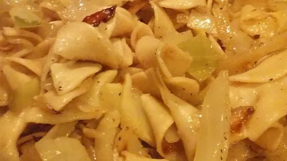 Haluski Pan- Fried Cabbage And Noodles