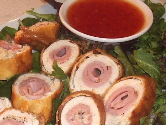 Ham And Chicken Rolls