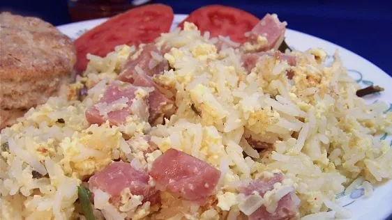 Ham And Egg Jambalaya