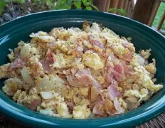 Ham And Eggs With Parmesan