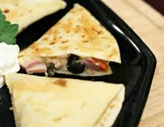 Ham And Gouda Quesadilla Snacks