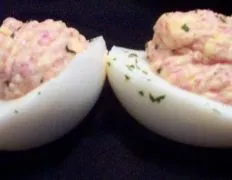 Ham And Horseradish Stuffed Eggs