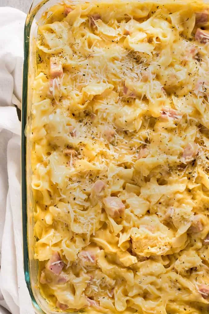 Ham And Noodle Casserole