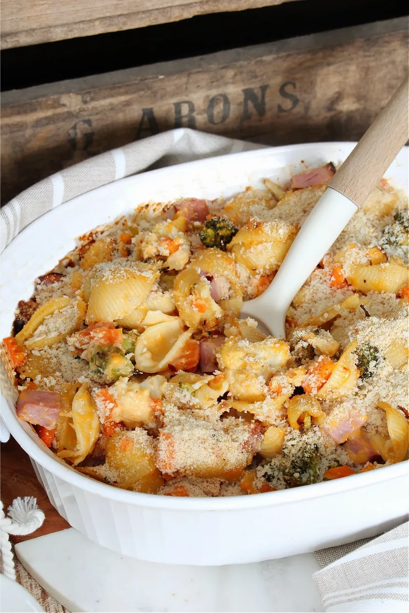 Ham And Shells Casserole