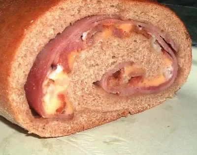 Ham And Swiss Stromboli