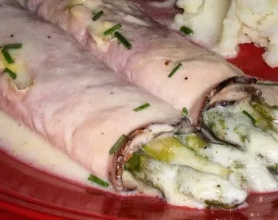 Ham Asparagus Rolls