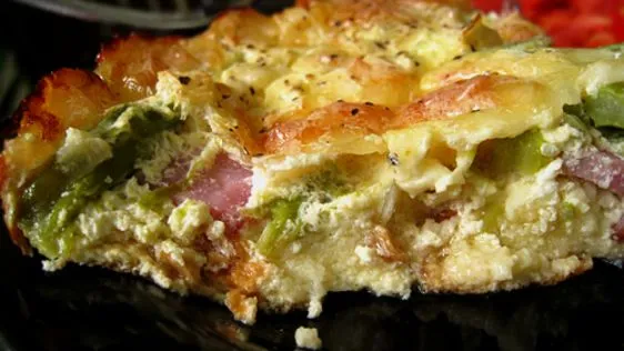 Ham-Asparagus Strata