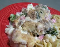 Ham &Amp; Broccoli Casserole