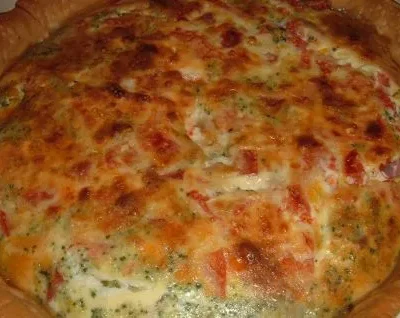 Ham-Broccoli Quiche