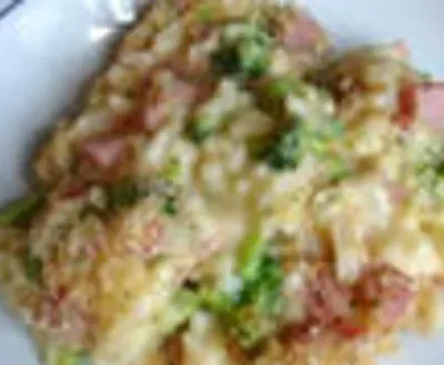 Ham Broccoli Rice And Cheese Casserole