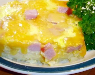 Ham &Amp; Cheese Breakfast Casserole