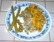 Hamburger And Kd Casserole