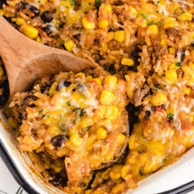 Hamburger And Rice Casserole