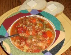 Hamburger Barley Stew Crock Pot