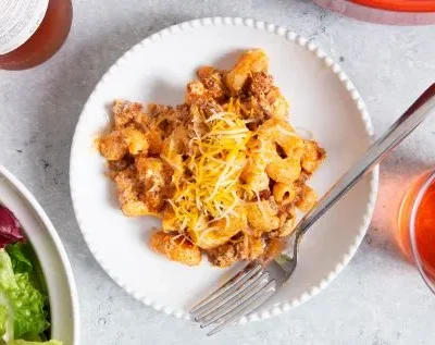 Hamburger Noodle Bake