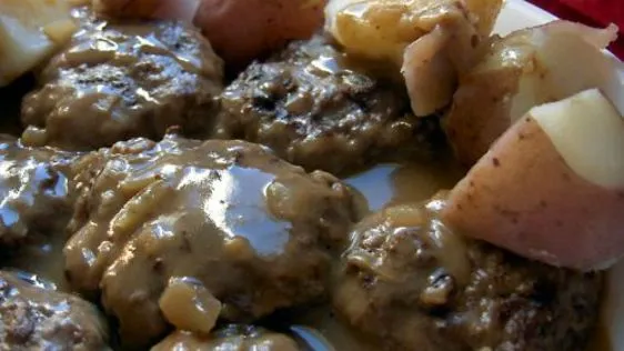 Hamburger Steaks With Onion Gravy