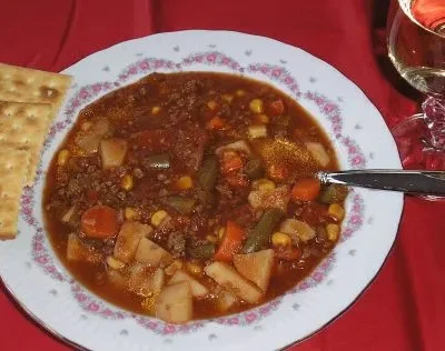 Hamburger Veggie Soup