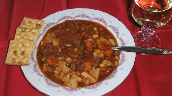 Hamburger Veggie Soup