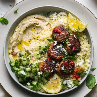 Harissa Chicken Meatballs