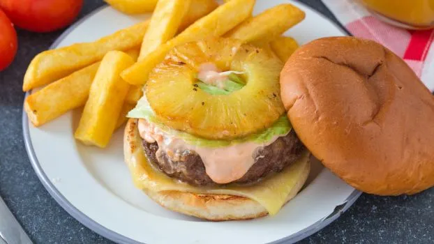 Hawaiian Grilled Hamburgers