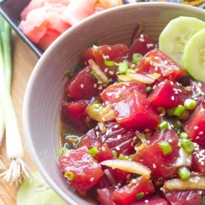 Hawaiian Red Tuna Poke