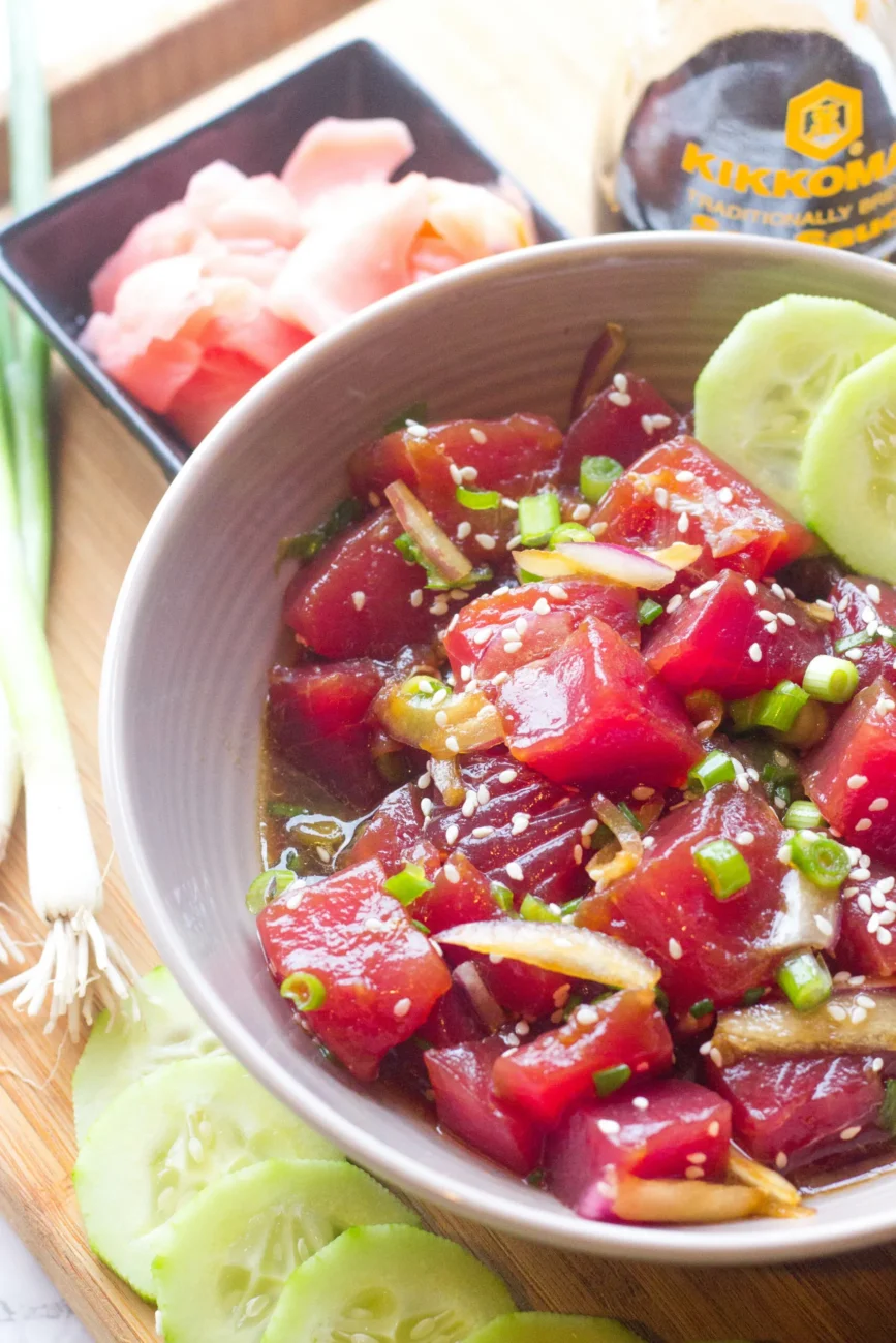 Hawaiian Red Tuna Poke