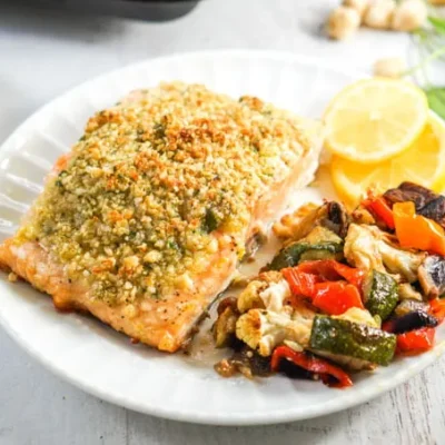 Hazelnut Crusted Salmon