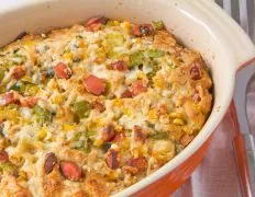 Healthier Cheesy Cornbread Casserole