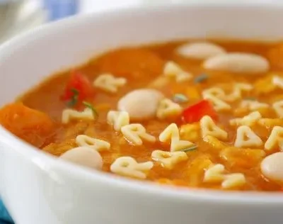 Healthy Alphabet Soup