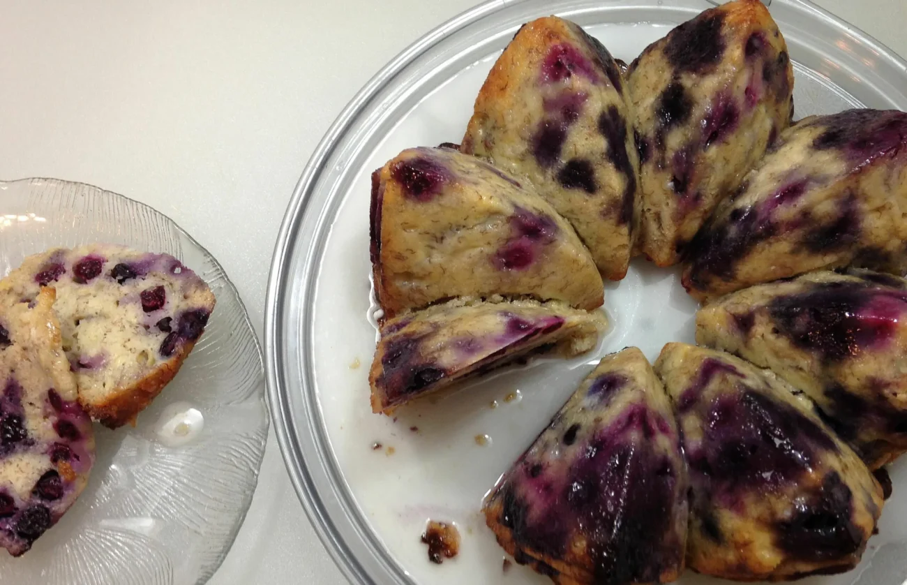 Healthy Blueberry And Banana Cake