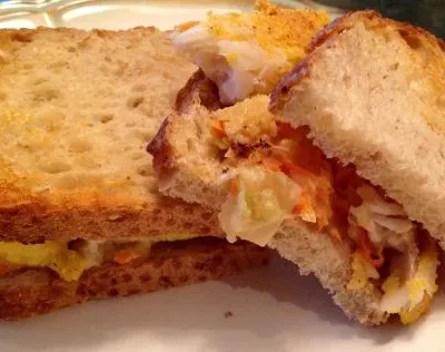 Healthy Crispy Fish Sandwich With Pineapple