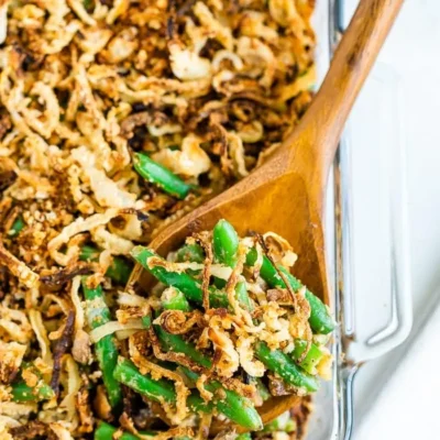 Healthy Green Bean Casserole