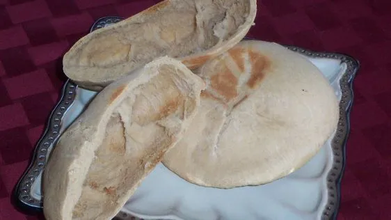 Healthy Homemade Whole Wheat Pita Bread Recipe