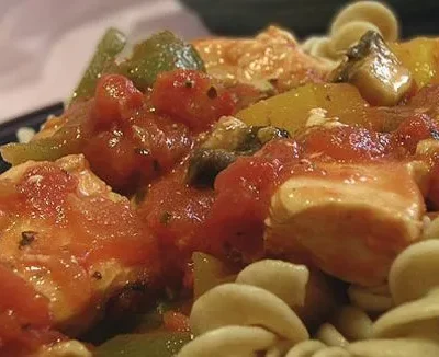 Healthy Italian Chicken Cacciatore Recipe - Weight Watchers Friendly