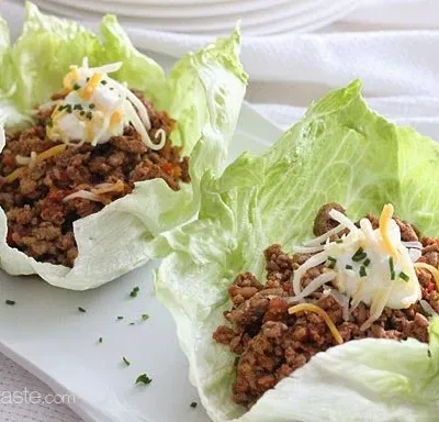 Healthy Low-Carb Turkey Lettuce Taco Wraps