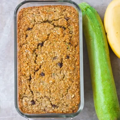 Healthy Low Fat Banana Zucchini Bread