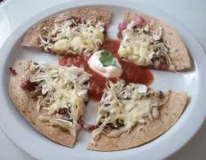 Healthy Mexican Tortilla Pizza