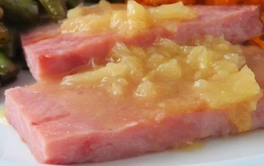 Healthy Pineapple Glazed Ham Steak Recipe – Only 4 WW Points